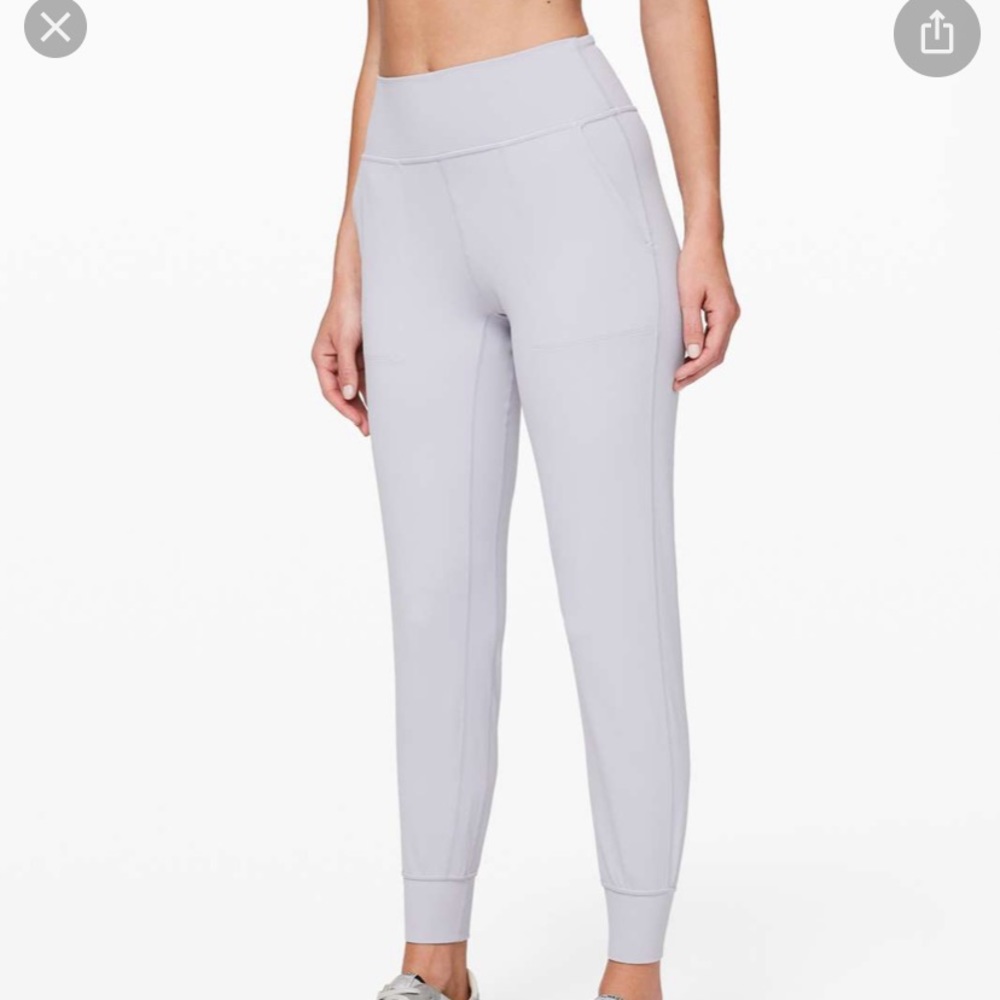 ISO aligns jogger silver lilac